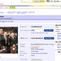 US Senate Seat on Ebay
