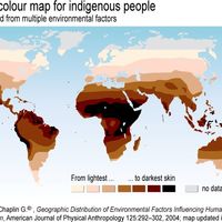 Skin color map