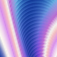 Abstract blue and pink curved lines pattern by Andrei Castanha
