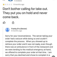 YOU INCONVENIENCED ME