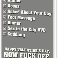 Valentines day card