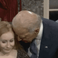 Biden getting some close up