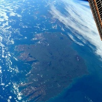 Ireland from the ISS