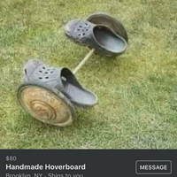 Hand-made hoverboard