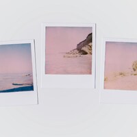 three beach illustrations by Ivan Shimko