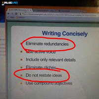 Concise writing