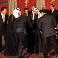 Has any American President EVER bowed down to a king?