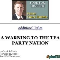 A Warning from a Pastor