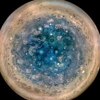 Jupiter's South Pole from Juno
