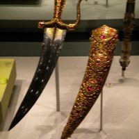 Jeweled Damascus steel daggar Mughar period