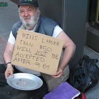 no large bills