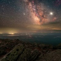 Night sky, Maine