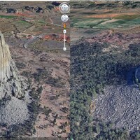 Stereoscopic Devil's Tower