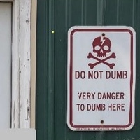 Chinglish safety message