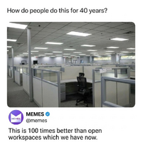 I'd trade my soul for a cubicle