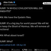So about those Epstein files?