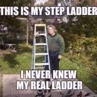 PJ in his back yard