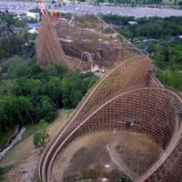 Roller Coaster in Ohio