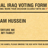 Iraq voting form