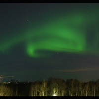 Northern lights over Finland