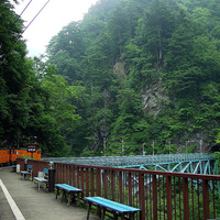 The Kurobe canyon rail -Toyama, Japan 1