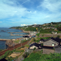 Scene of a fishing village -Kashiwazaki, Japan 2