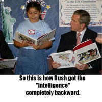 WMDs explained by faulty reading skills by Bush