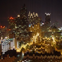 a night shot of ATL... well how i saw it anyways