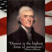 Jefferson seems to agree with dissent