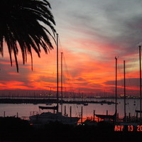 Sunset at St Kilda Beach, Melbourne, Australia
