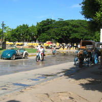 Transports in Mexico (Izamal, Mexico 2005)