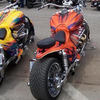 V8 custom bikes...