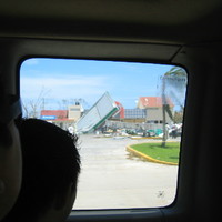 Hurrican Emily was here (Mexico 2005) fuel station