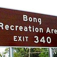 The famous Bong sign...