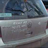 Dirty car...