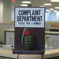 The complaints department...