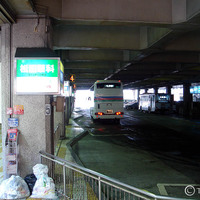 Bus terminal in "Bandai city" -Niigata, Japan