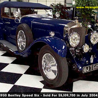 WORLDS MOST EXPENSIVE AUTOMOBILES - 4 - 1930 BENTLEY SPEED 6