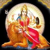 Durga With Lion