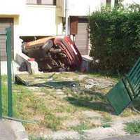 Next time you might want to open the gate.. and the door
