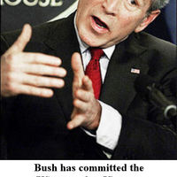 Bush committed to needlessly killing US servicemen