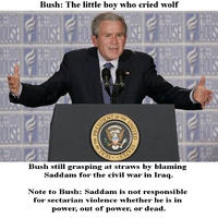 Bush proves he is incompetent