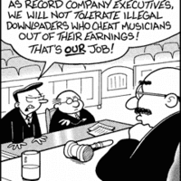 Record Companies Hard at Work