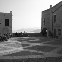 Verezzi, main square view (Ligurai, Italy, 2006)
