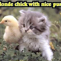blond chick with nice pussy