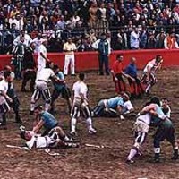 Anchient football: Calcio Storico Fiorentino (Florence, Italy since ages ago)