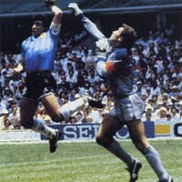 1986: Diego Maradona -The Hand of God