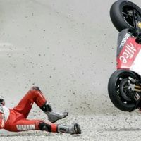 MotoGP Montmelò Crash 5