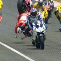 MotoGP Montmelò Crash 3