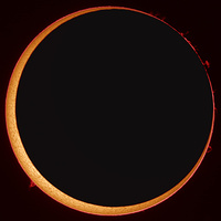 Annular Solar Eclipse at High Resolution